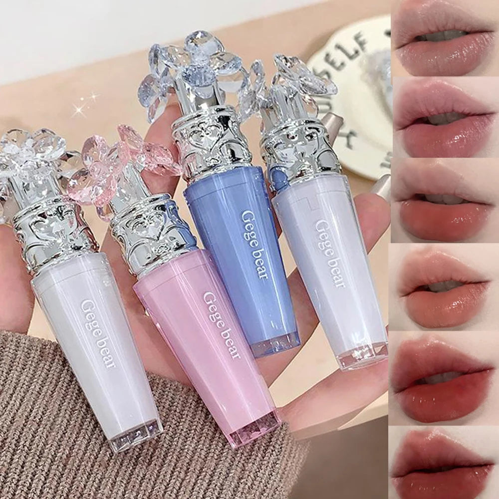 Gege Bear Mist Matte Lip Glaze Velvet Clay Long-lasting Non-drying Qme