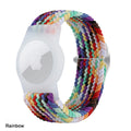 A Nylon Watch Strap for Apple Watch with Scratch-Resistant Protective Cover Replacement Accessory for Adults And Kids Qme official rainbow