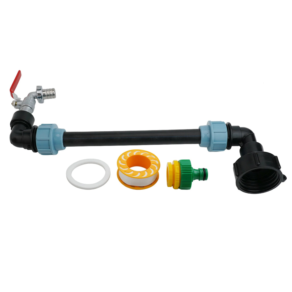 3/4 Inch IBC Gooseneck Outlet Tap IBC Ton Joint Accessory Joint Accessory Suitable For Mounting On An IBC Rainwater Tank Qme