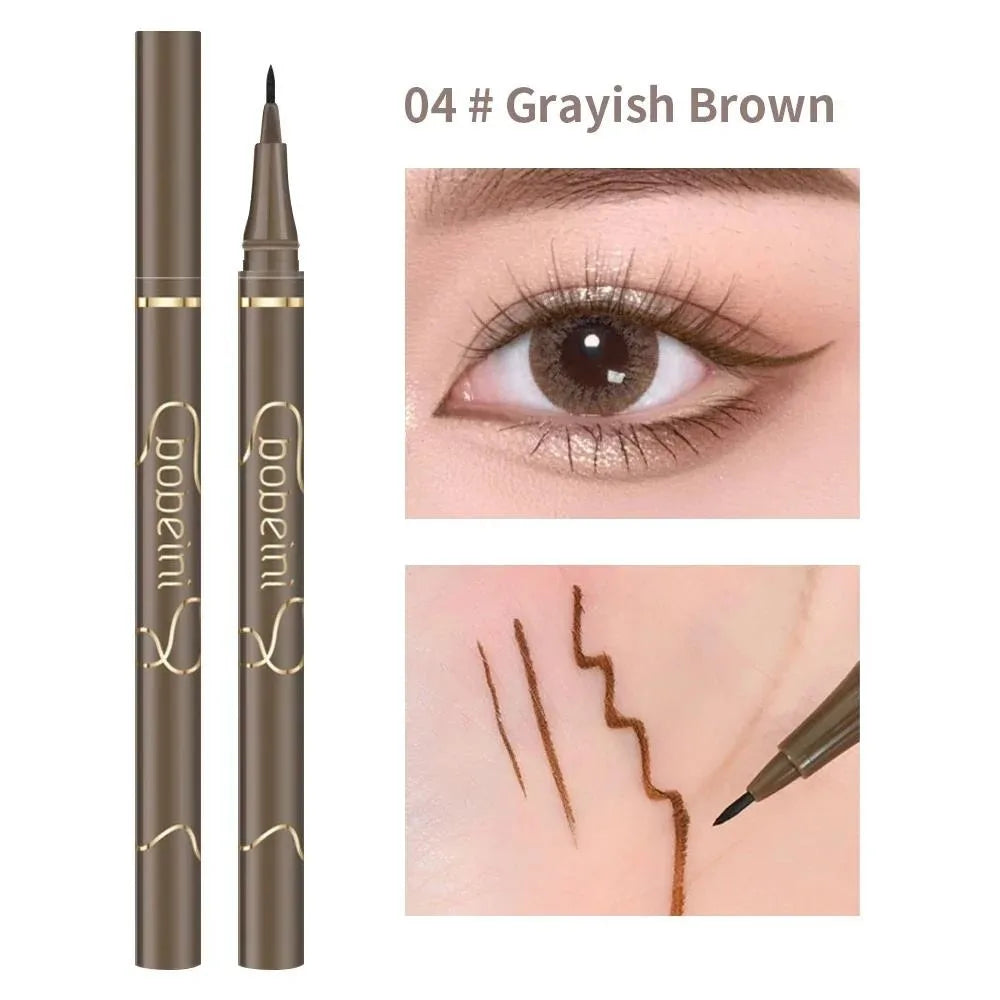 Slim Eyeliner Waterproof Sweat-proof Long-lasting Smudge-proof Qme D8-01-4