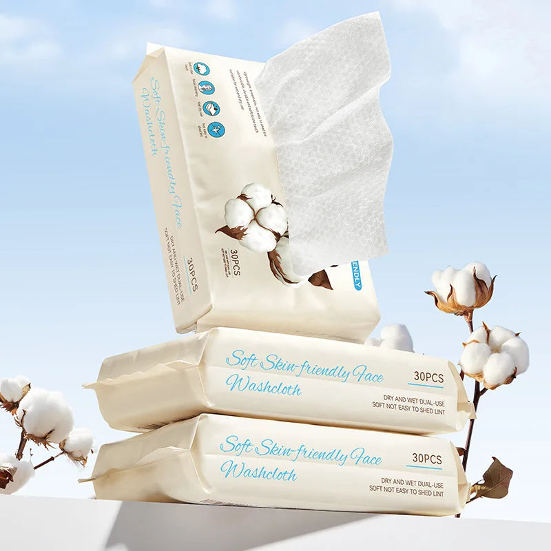 30-pack Skin-friendly Facial Mask Wipes Suitable Daily Cleaning Qme