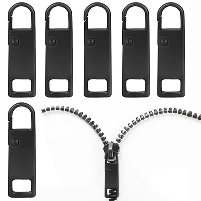 Zipper Handle Mend Fixer Tab Metal Zipper Pull Replacement for Luggage Clothing Jackets Boots Qme