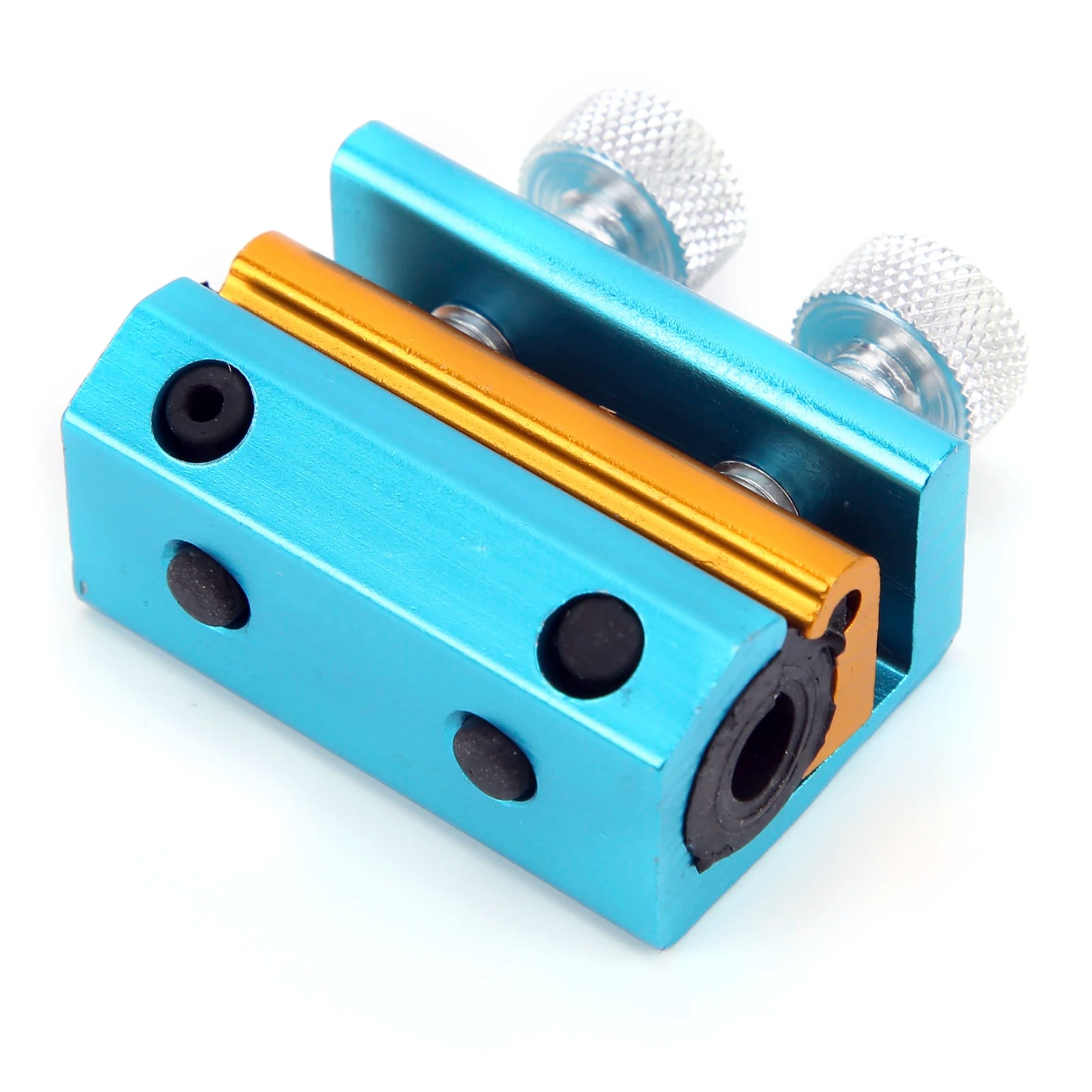 Cable Luber Lubrication Tool Motorcycle Dual Cable Oiler Luber Lubricator Tool Aluminium Rubber Modification for ATV Cable Oiler Qme Blue