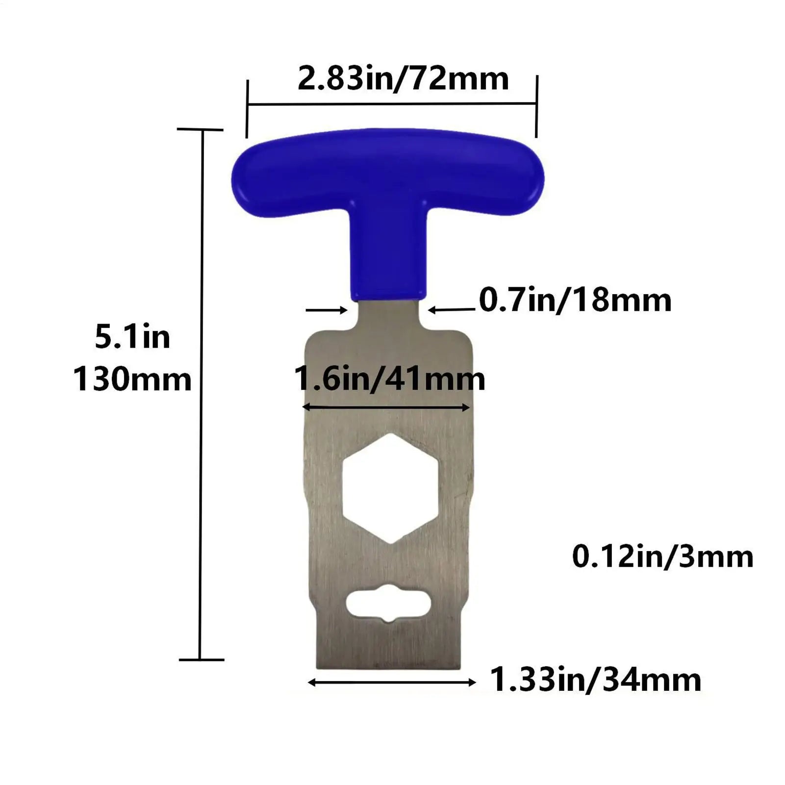 Pool Drain Plug Removal Tool Directional Grip Portable Wrench Clean Out Plug Wrench For Spa Swimming Backflow Disassembly Qme