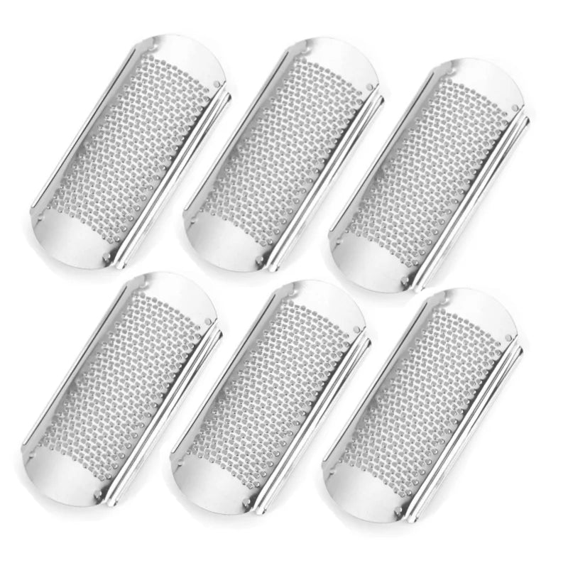 6PCS Foot File Callus Remover Tool for Dead Skin Removal Home Pedicure Tools Foot Rasp Callus Remover Feet Heels Grater File Qme 6Pcs small hole