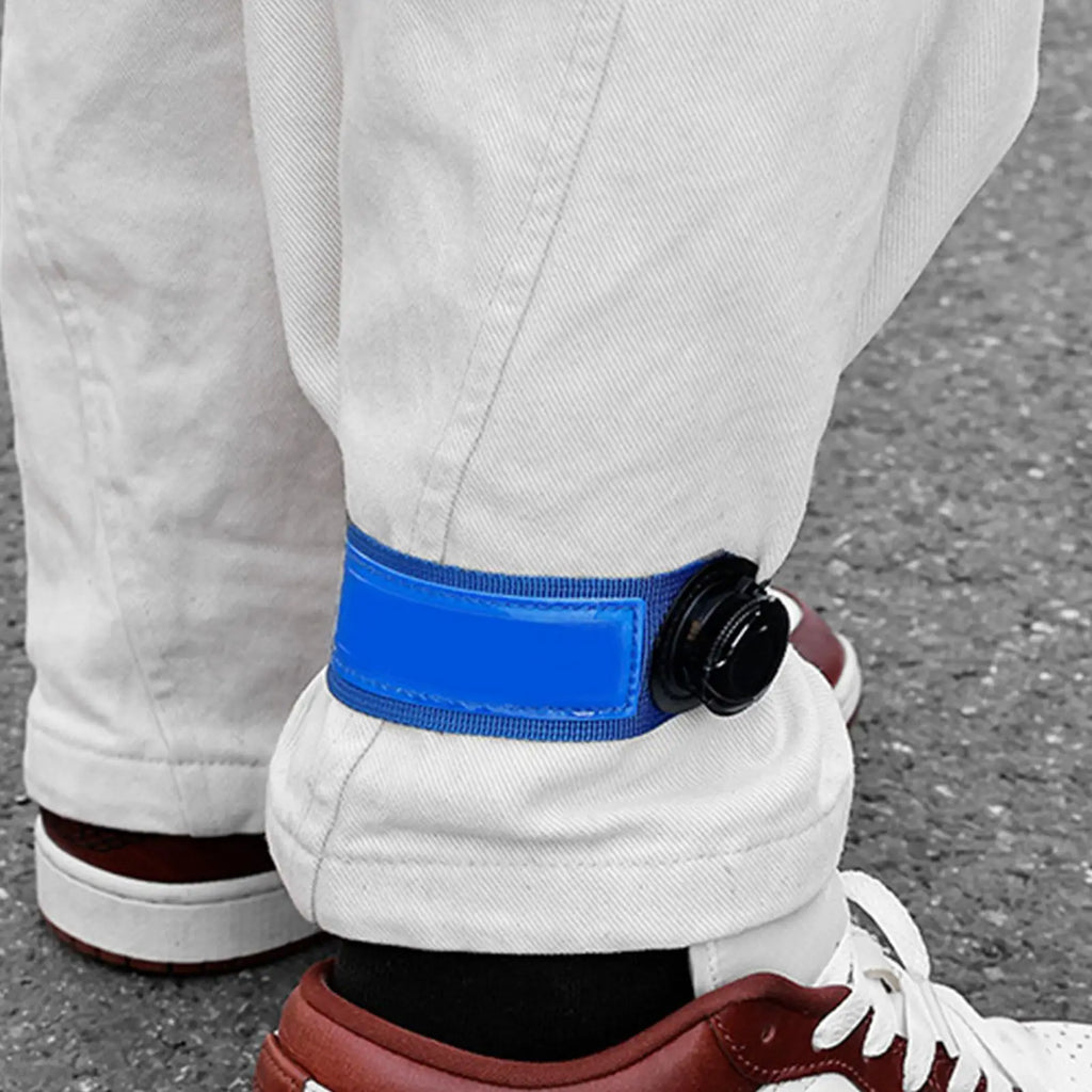 1PC Bike Pants Leg Strap Reflective Bicycle Trousers Band Bike Trousers Strap For Cyclists Bikers Hikers Women Men Daily Commute Qme