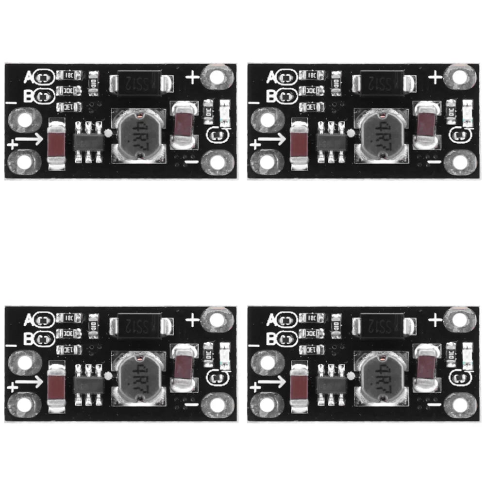 3.7V To 12V Mini DC Boost Converter Board Output 5V/8V/9V/12V DC Step Up Module Voltage Boost Module Step Up Board Qme 4pcs