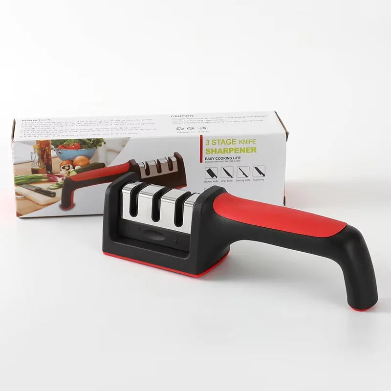 Multifunctional Knife Sharpener Sharpening Stone Household Kitchen Knife Quick Knife Sharpener Blade Tools In One Qme