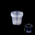 5Pcs Transparent Plastic Flowerpot Drainage Hole Pot Gardening Root Growth Visibility For All Plants Water Damage Protection Qme A