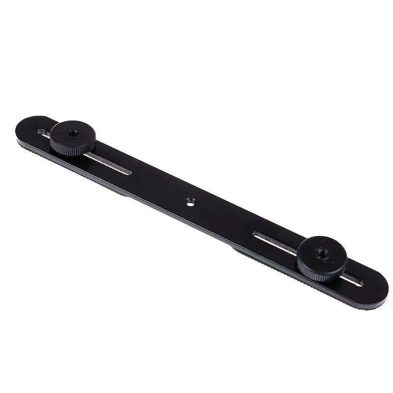 Dual Flash Bracket Shoe Mount Holder Tripod Stand Cam Qme Default Title