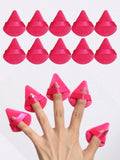 Triangle Shape Velvet Powder Puffs Soft Makeup Blender Sponges Face Qme rose