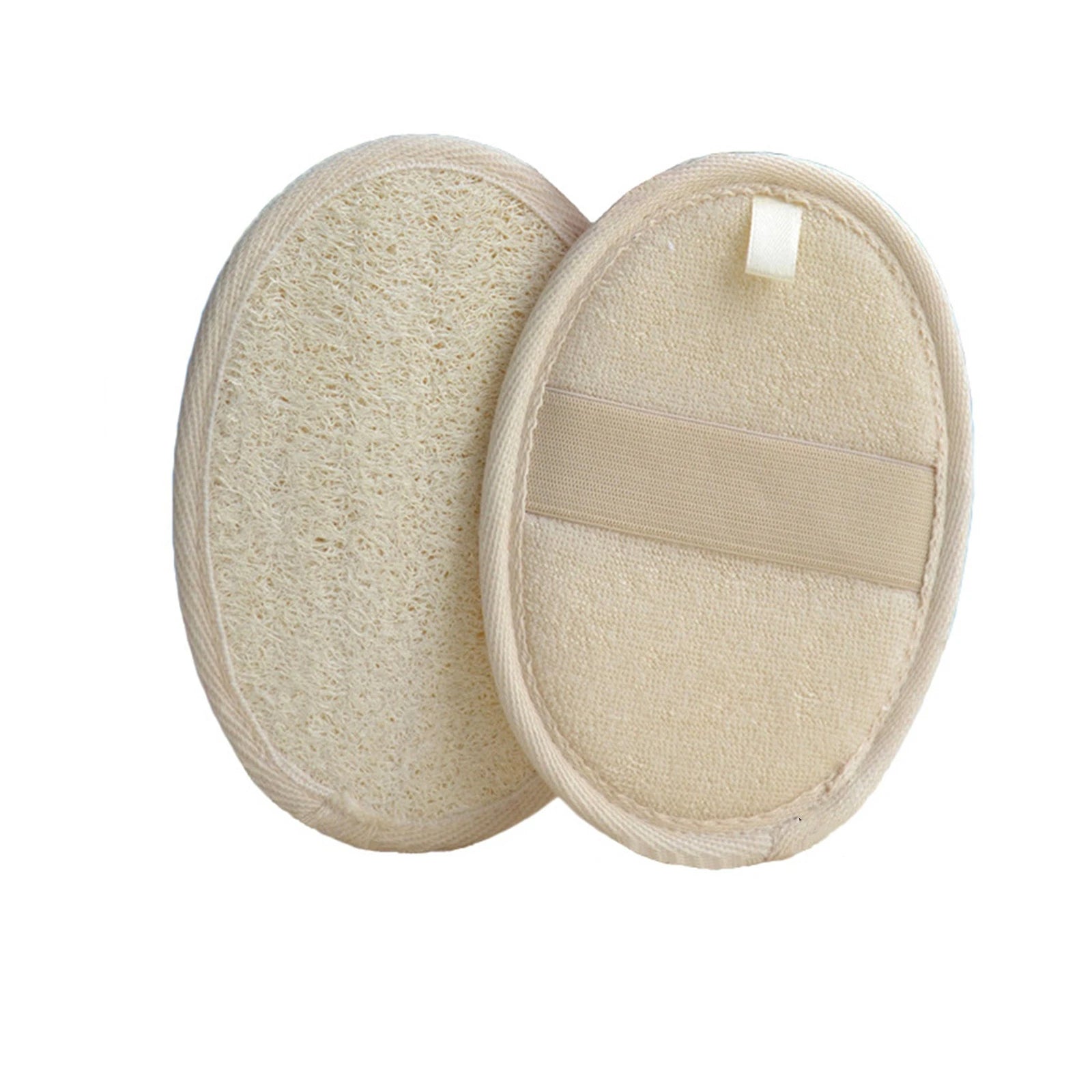 Exfoliating Sponge Pad Natural Towel Gourd Sponge Scrub Body Gloves for Men and Women Durable Bathing Spa Deep Cleaning Tool Qme C