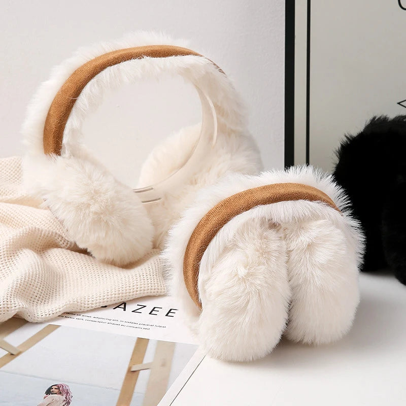 Fashionable Cute Cartoon Earmuffs Warm Thickened Winter Antifreeze Qme