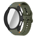 Silicone Strap Samsung Watch 7 6 5 4 5Pro Band Case Screen Protector
