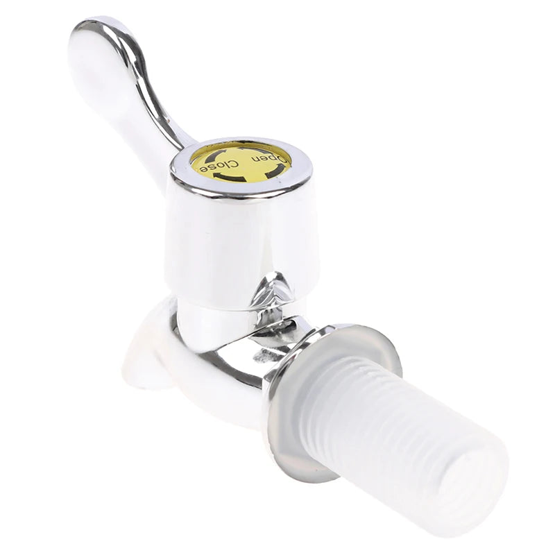 Wine Barrel Water Tank Faucet Silver Glass Bottle Jar Qme