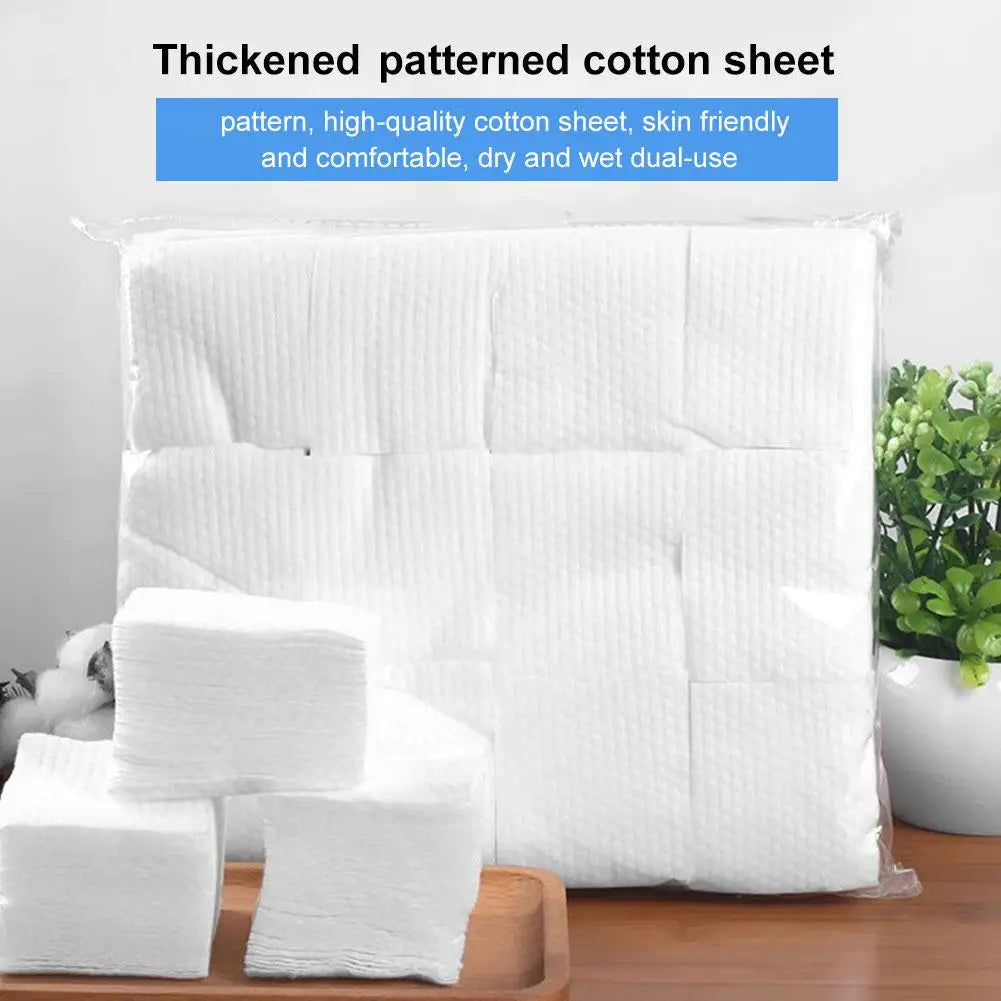 High End Pearl Grain Cotton Pads Makeup Remover Special Cotton Beauty Pads Face Section Wipers Boxed Salon Thick Of Pack La V7K7 Qme