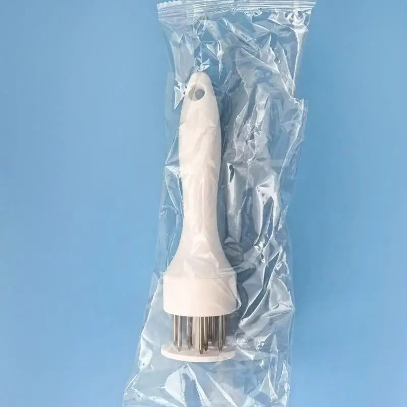 Stainless Steel Meat Tenderizer Needles Non Slip Handle Perfect Qme A