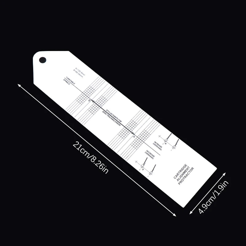 Turntable Phono Phonograph Pickup Cartridge Adjustment Ruler Qme