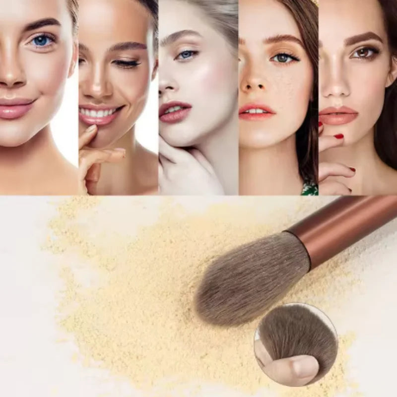 13pcs Professional Makeup Brush Set Soft Fluffy Cosmetic Brushes for Foundation Powder Eyeshadow Blending Beauty Tools Qme