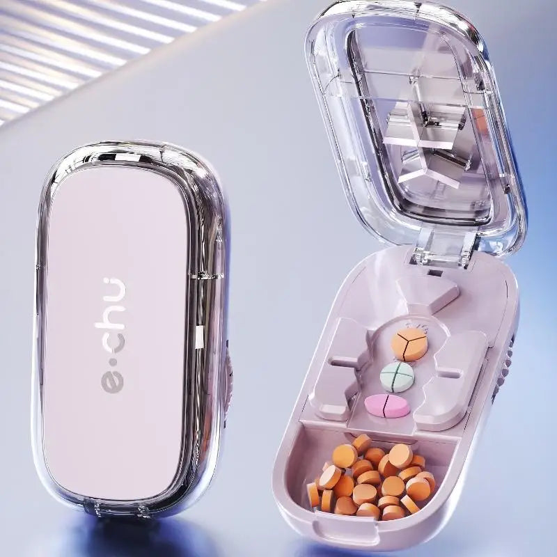 Tablet Splitting Pills Splitter Portable 3IN1 Medicine Cutter Precise Qme