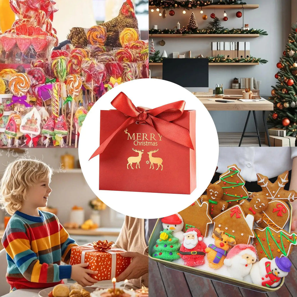 Holiday Bags Bow Tie 10 Festive Christmas Supports Sharing Festival Qme