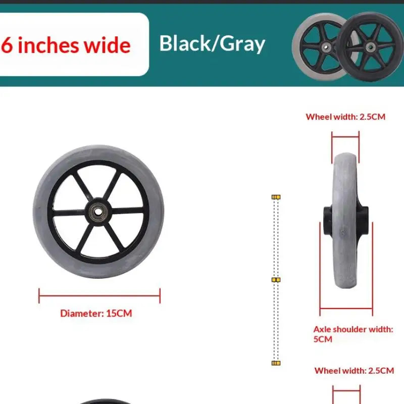 Front Wheel Manual Wheelchair Replacement Seamless Fit Hassle-free Qme