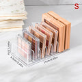 Clear Acrylic Eyeshadow Organizer Desktop Makeup Storage Rack Qme S