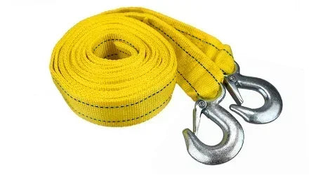 1 Pcs 3M/4M Car Tow Cable Heavy Duty 3Ton/5Ton Trailer Rope Towing Pull Rope Strap Hooks Van Road Recovery Car Accessories Qme