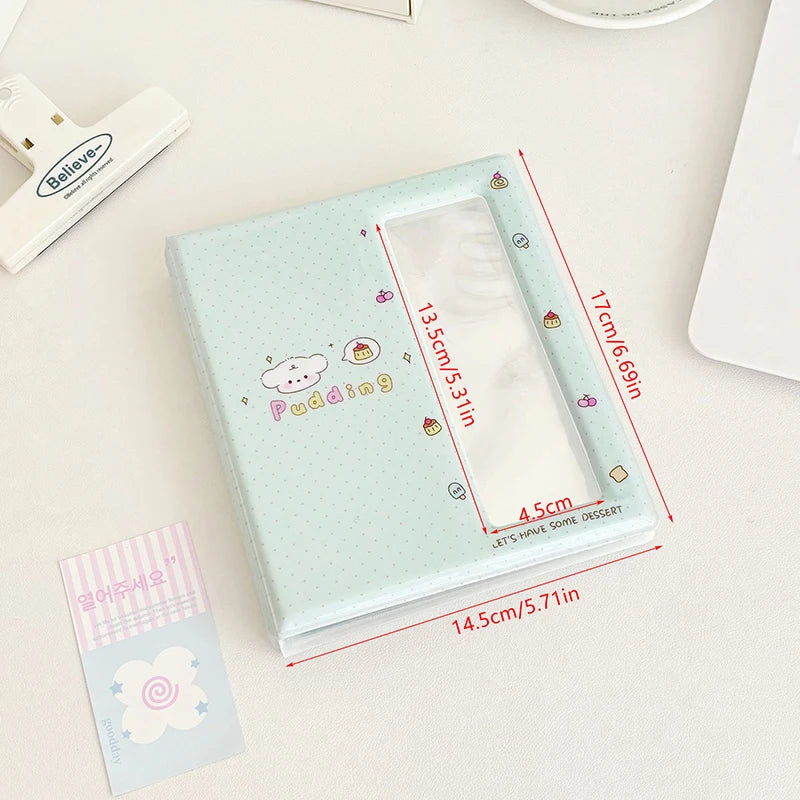 Cartoon Photo Booth Album For 40 Pcs 2x6 Inch Photo Strips Bookmark 20 Pcs 4x6 4R Photo Holder Small Card Storage Book. Qme