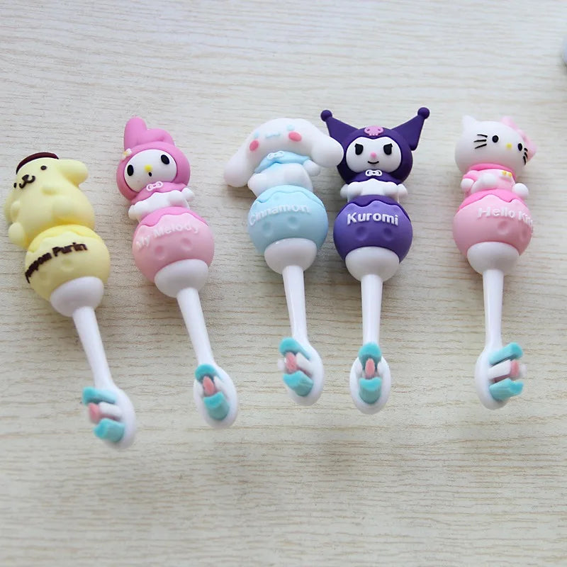 Hello Kitty Kuromi Soft-bristle Toothbrush Students Individually Qme