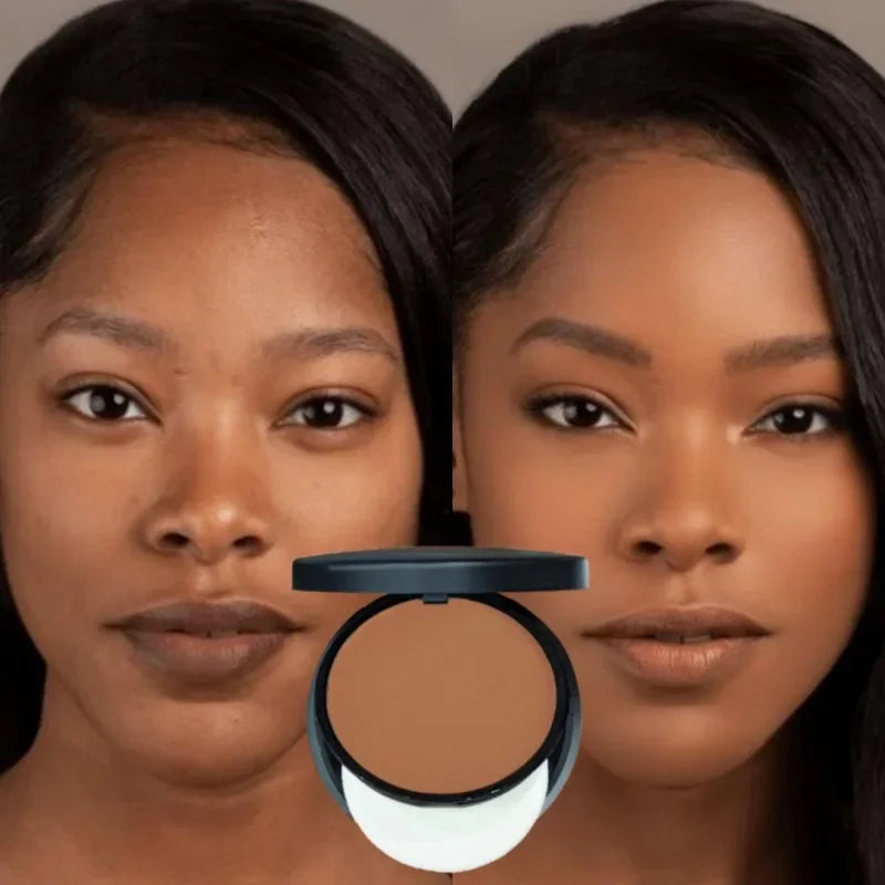 Sweat-Resistant Contouring Powder Palette - Matte Buildable Coverage for All Skin Tones Highlight & Shadow Makeup Qme