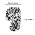 Lucky Cat Koi Fish Tattoo Sticker Waterproof Temporary Tattoo Japanese Style Dominant Design for Shoulder Chest Qme BJ-023