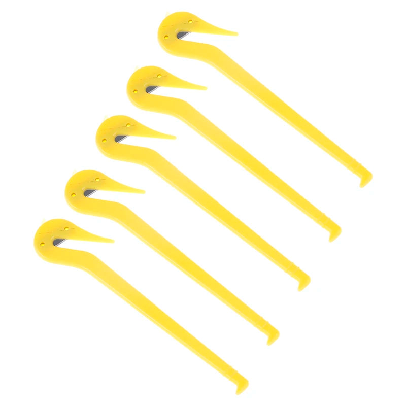 5Pcs Hair Bands Rubber Cutter Girls DIY Styling Headwear Band Cutting Tool Qme Yellow 5Pcs