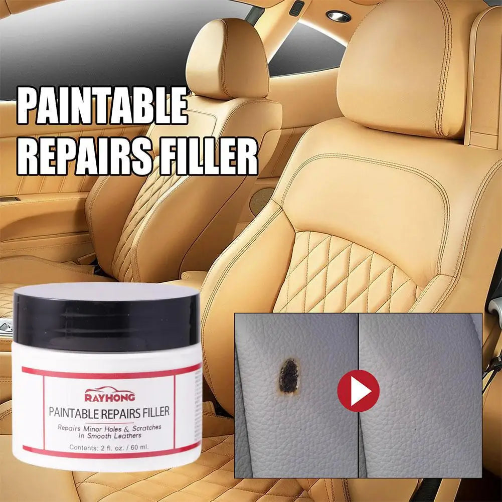 Auto Leather Restoring Paste Car Seat Scratch Refurbishment Damage Qme