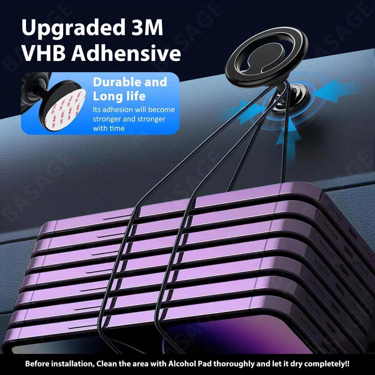 Magnetic Car Phone Holder Stand Magnet Car Mount Support GPS Mobile Bracket in Car For Macsafe iPhone 12 13 14 Samsung Xiaomi Qme