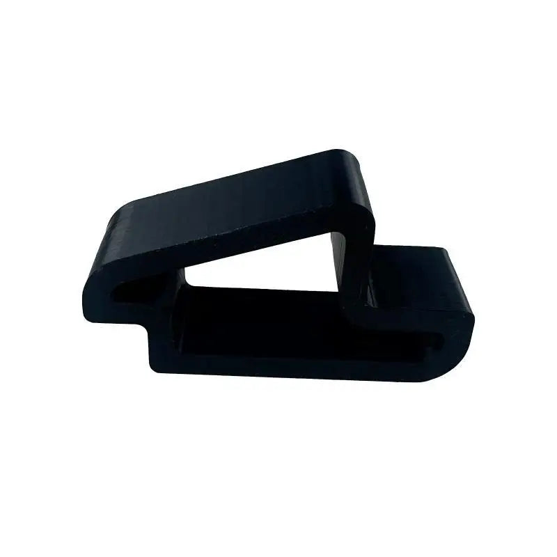 Waterproof Heavy Duty Door Stopper Non Slip Rubber Wedge Home Office Qme Black 73x38x25mm