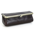 Handmade Vintage Genuine Leather Pencil Case Retro Storage Box for Office School Supplies Best Gift Stationery Storage Box Qme Coffee