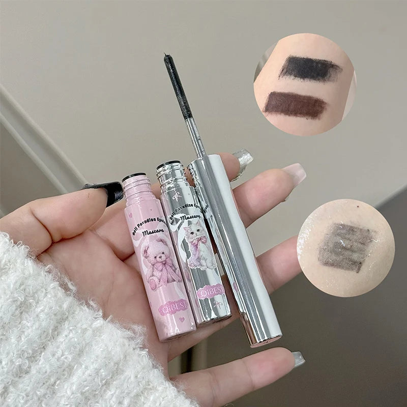 Eyelashes Lengthening Mascara Waterproof Long Lasting Silky Lash Black Brown Eyelashes Extension Make Up Beauty Eye Cosmetic Qme