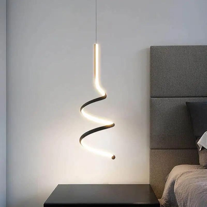 Nordic LED Pendant Light Indoor Lighting Home Hanging Lamp Decoration For Bedroom Dining Table Living Room Stairs Chandeliers Qme