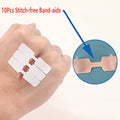 No Seam Band-aid Outdoor Quick Wound Suture Zipper Tape Reduce Qme white