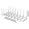 Kitchen Gadgets Pot Lid Rack Pan Organizer Retractable Foldable Qme L