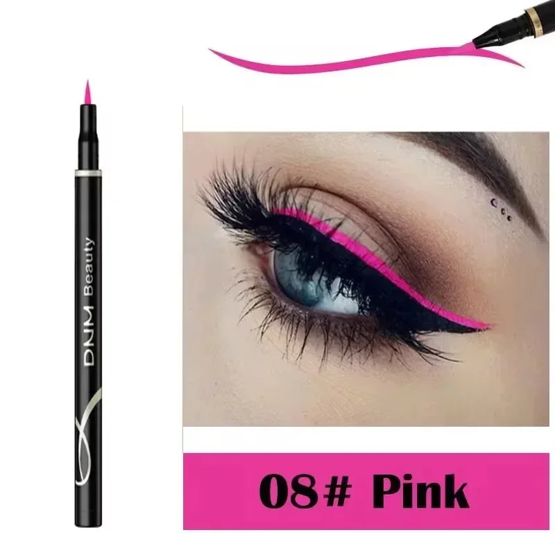 Pearlescent Eyeliner Stick Pen Glitter Eyes Shadow Waterproof Shimmer Eye Liner Pen Shiny High-gloss Cosmetics Beauty Make Up Qme style2-08