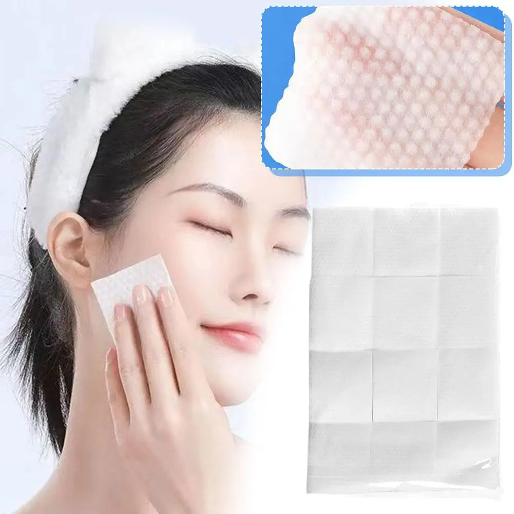 High End Pearl Grain Cotton Pads Makeup Remover Special Cotton Beauty Pads Face Section Wipers Boxed Salon Thick Of Pack La V7K7 Qme