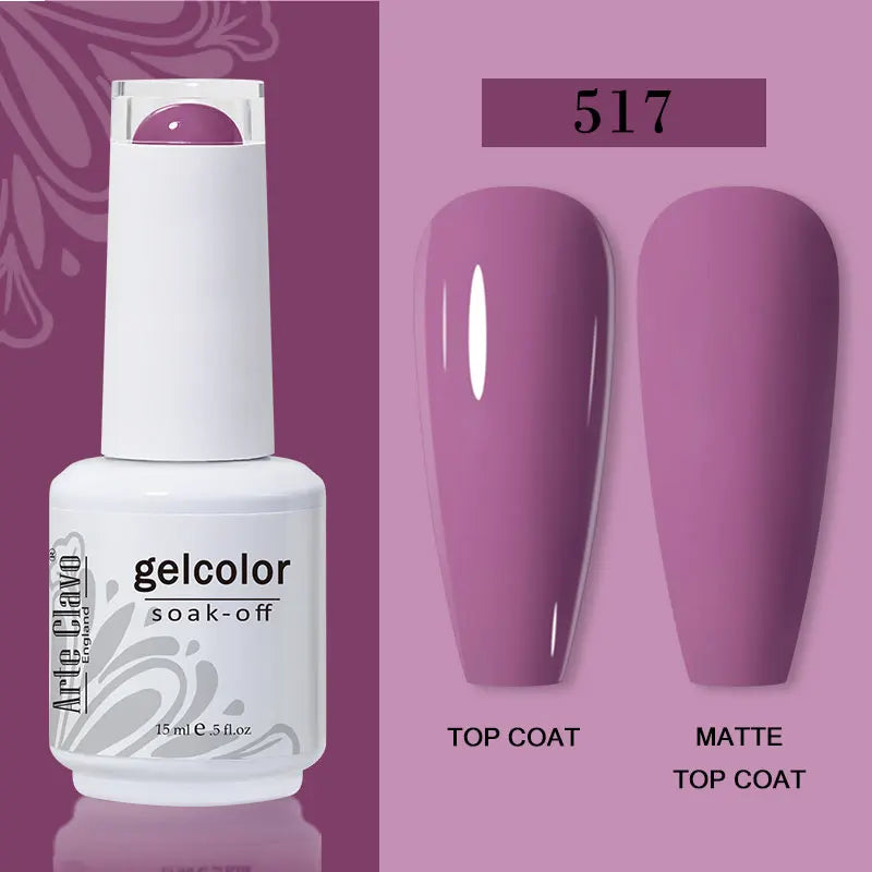 Arte Clavo Red Series Nail Polish Party Colors Gel Varnishes All Qme 517