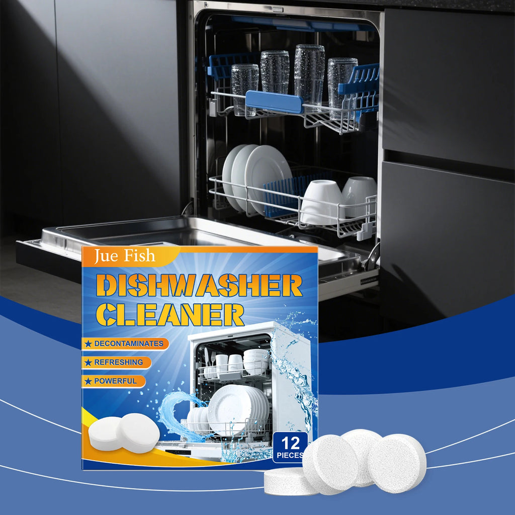 Dishwasher Cleaner Quickly Dissolving Oil Stain Reduce Odors Effectively Inhibit Bacterial Growth Remove Scale Detergent Tablets Qme