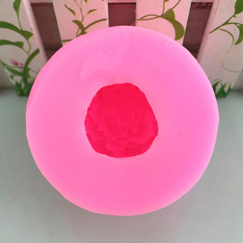 ^1Pc Woolen Ball Candle Mold Silicone Nordic Yarn Ball DIY Wax Soap Crafts Mould Qme