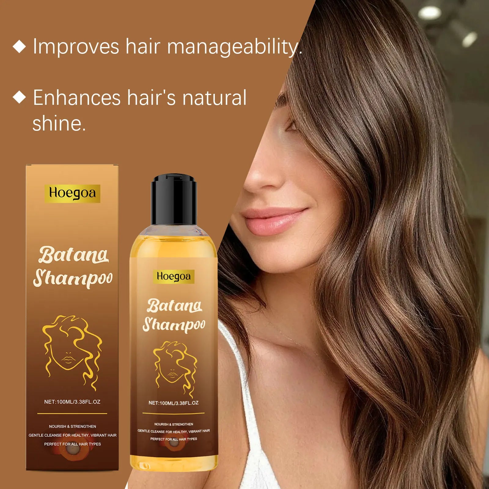 Batana Shampoo Hair Loss Treatment Reduce Scalp Oil Secretion Remove Qme
