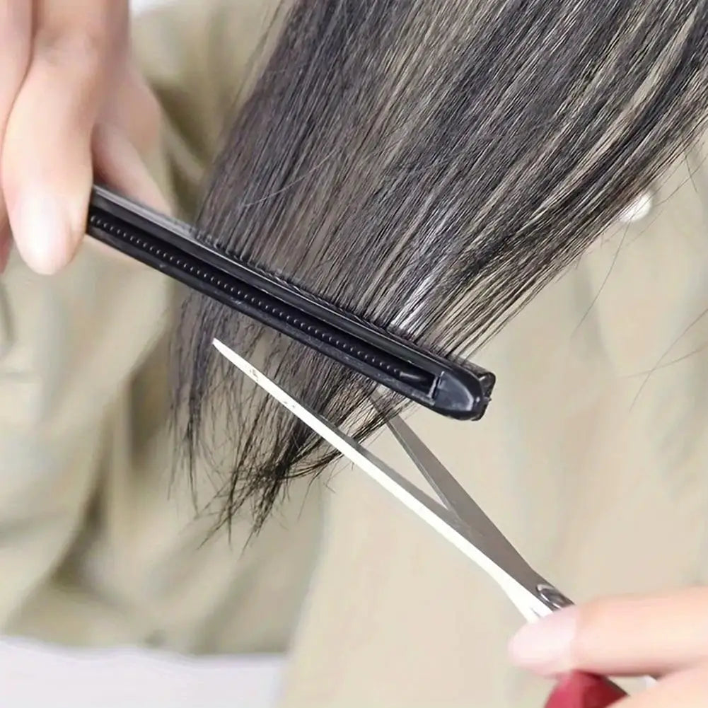 Portable V-shaped Hair Straightener Comb Styling Messy Finishing Qme