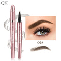 4 Fork Tip Liquid Eyebrow Pen Waterproof Long Lasting Microblading Tattoo Pen Natural Wild Eyebrow Makeup for Beginners Qme Q708-6