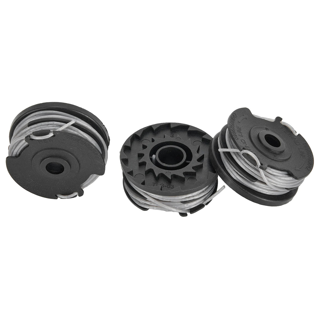 3pcs/set Line Spools Replacement For Greenworks Lawn Trimmers G40LT/ G40LTK2/ G40LTK2x / 2101507 Grass Trimmer Garden Power Tool Qme